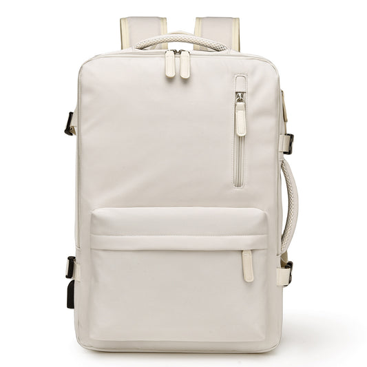Macaron Color Expansion Backpack For Men And Women