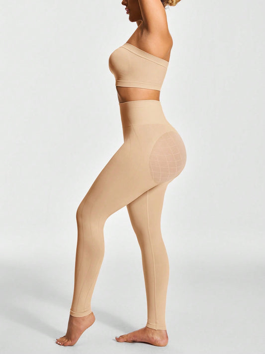 Women's Firm Control Full-Length Leggings - Butt-Lift & Tummy Thigh Contour