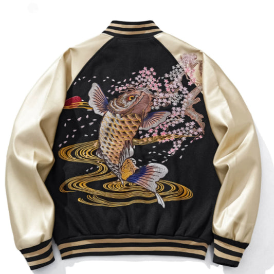 Heavy-duty Embroidered Carp Jacket