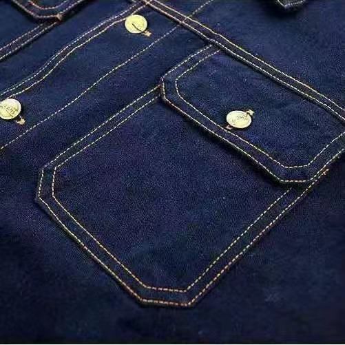 Denim Overalls Suit Wear Resistant Thickening