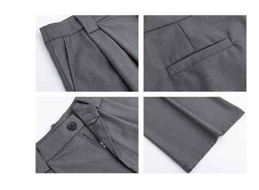 All-match Commute Straight Suit Pants
