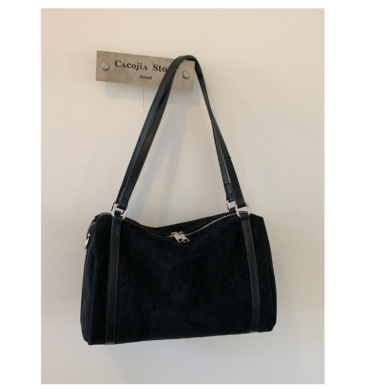 Women's Suede Shoulder Large-capacity Crossbody Bag