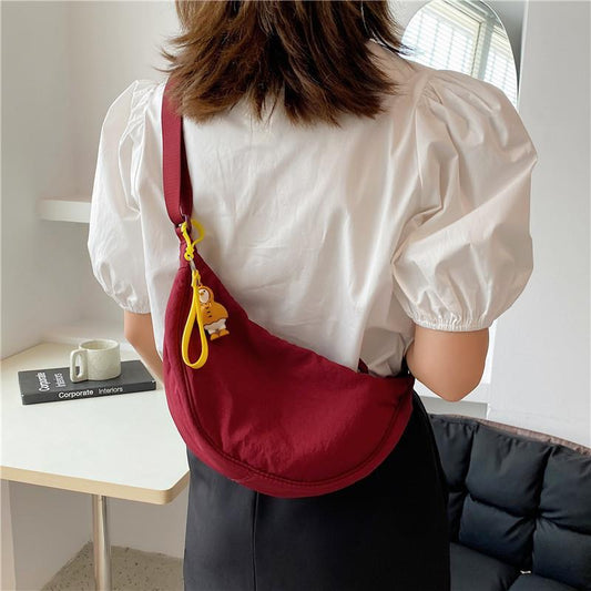 Women's Fashionable Lightweight And Versatile Casual Shoulder Canvas Bag