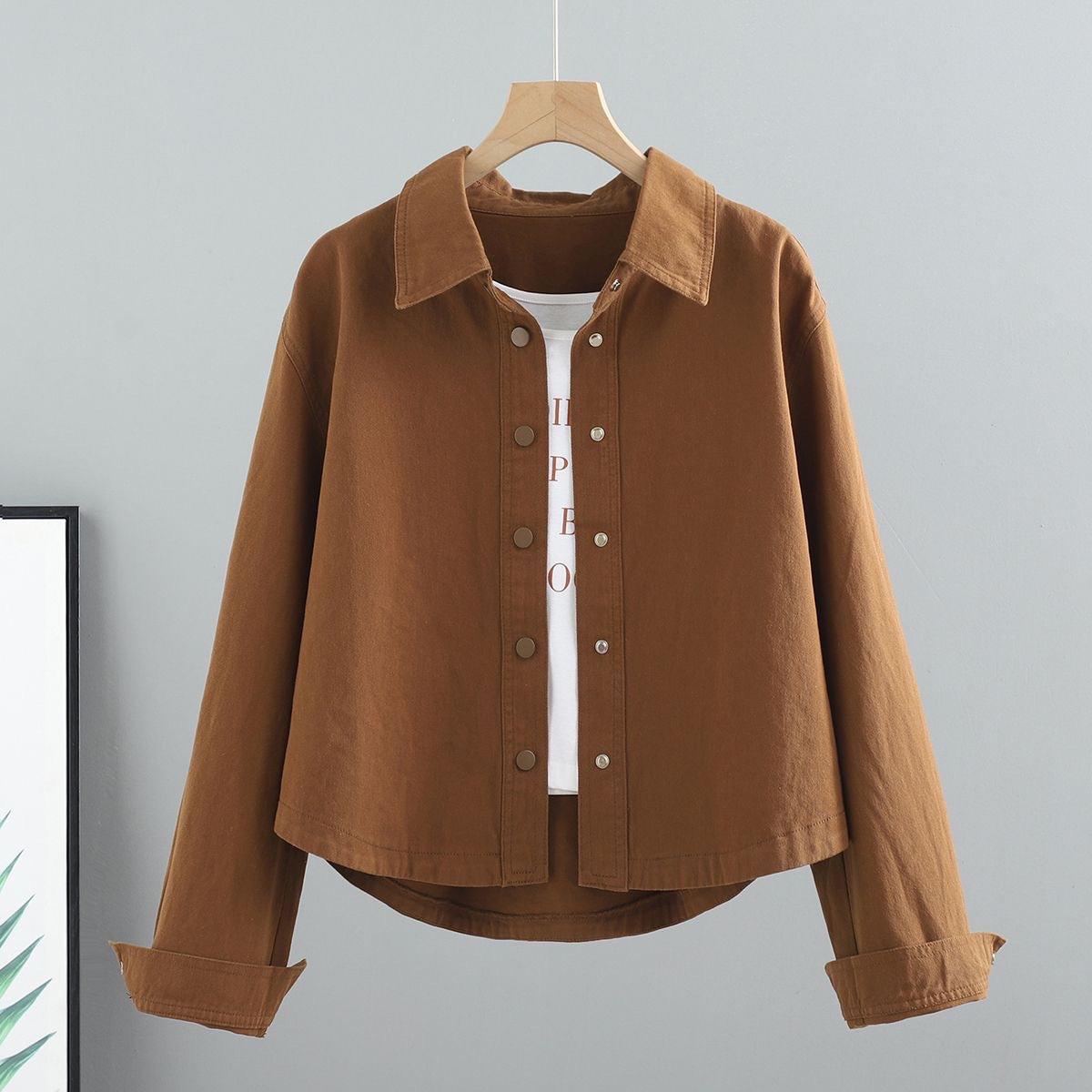 Women's Loose-fitting Versatile Long Sleeve Blouse Top