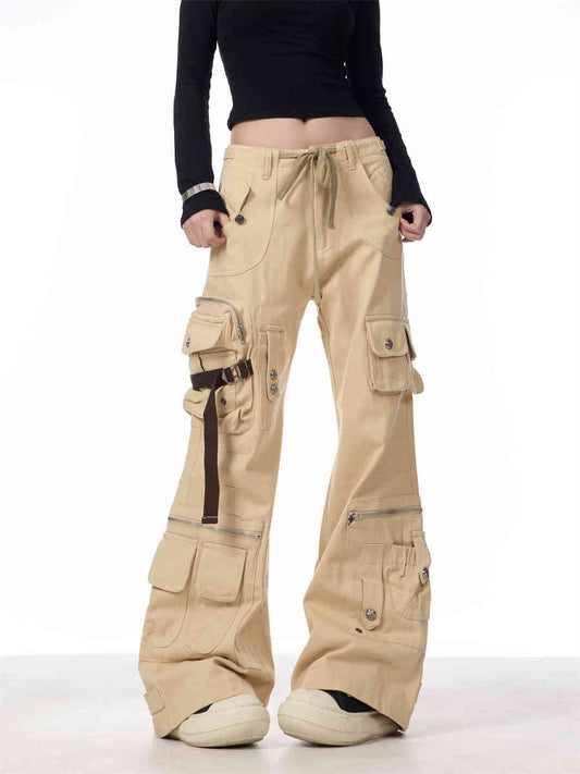 Spring New Loose Heavy Industry Straight-leg Trousers