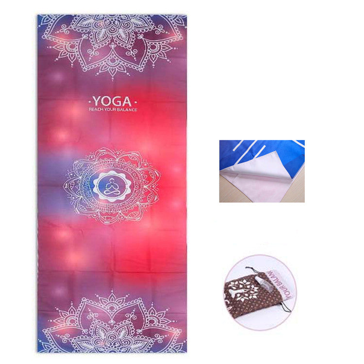 Non-slip yoga cloth mat