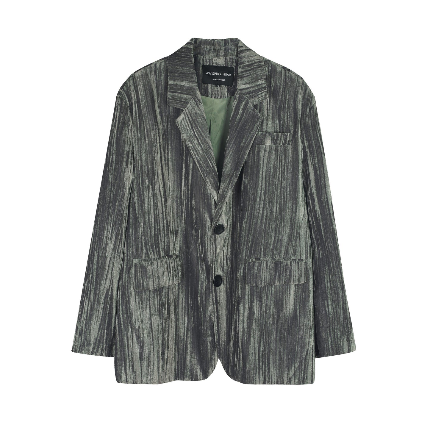 Padded Shoulder Fashionable All-matching Loose Suit Jacket