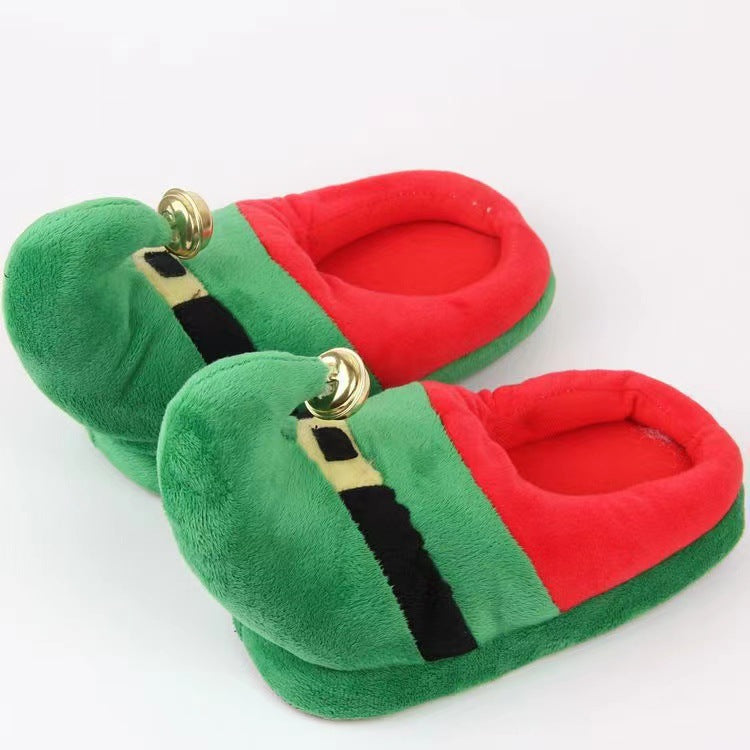 Christmas Parent-child Home Cotton Slippers