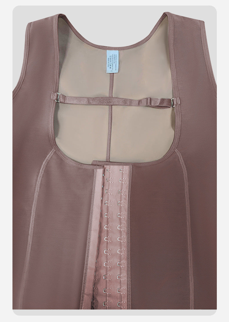 Waist Girdling Belly Contraction Corset One-piece