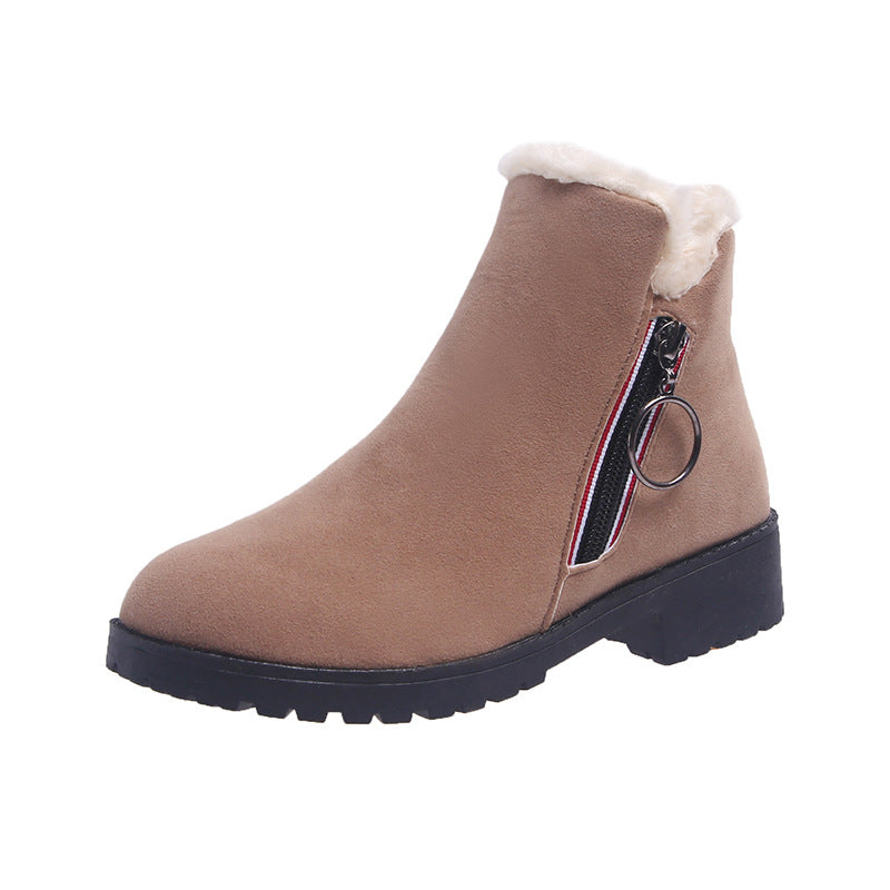 New Martin Women's British Style Warm Cotton Short Boots
