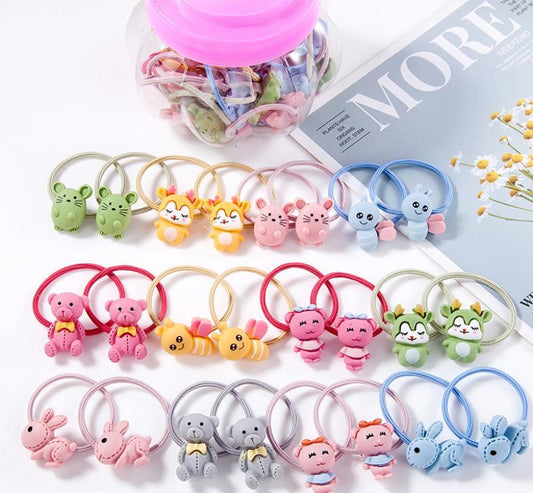 Rubber band hair tie hair baby headband
