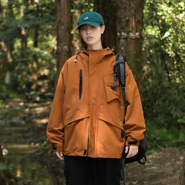 Men's Shell Jacket Cargo Jacket Coat All-match Casual Handsome