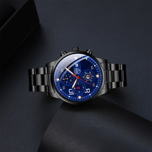Men's Stainless Steel Watch Calendar Quartz