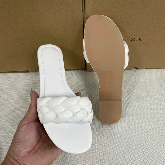 New Sponge Woven Sandals And Slippers