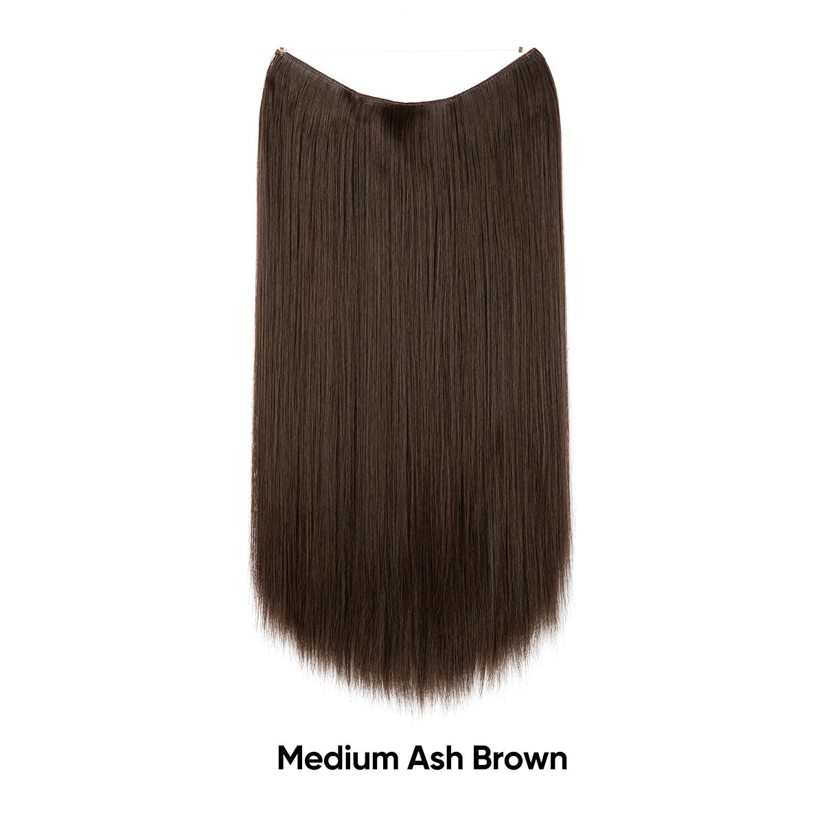 Women's One-piece Adjustable Invisible Straight Multi-color Gradient Hair Extension Fishline