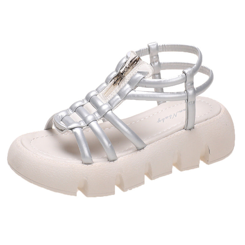 Women's Fashion Casual Mid Heel Platform Sandals