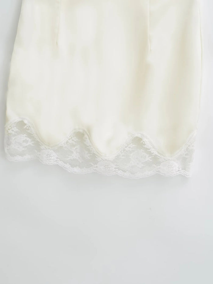 Women's Lace Skirt Simple Sheath Short Skirt