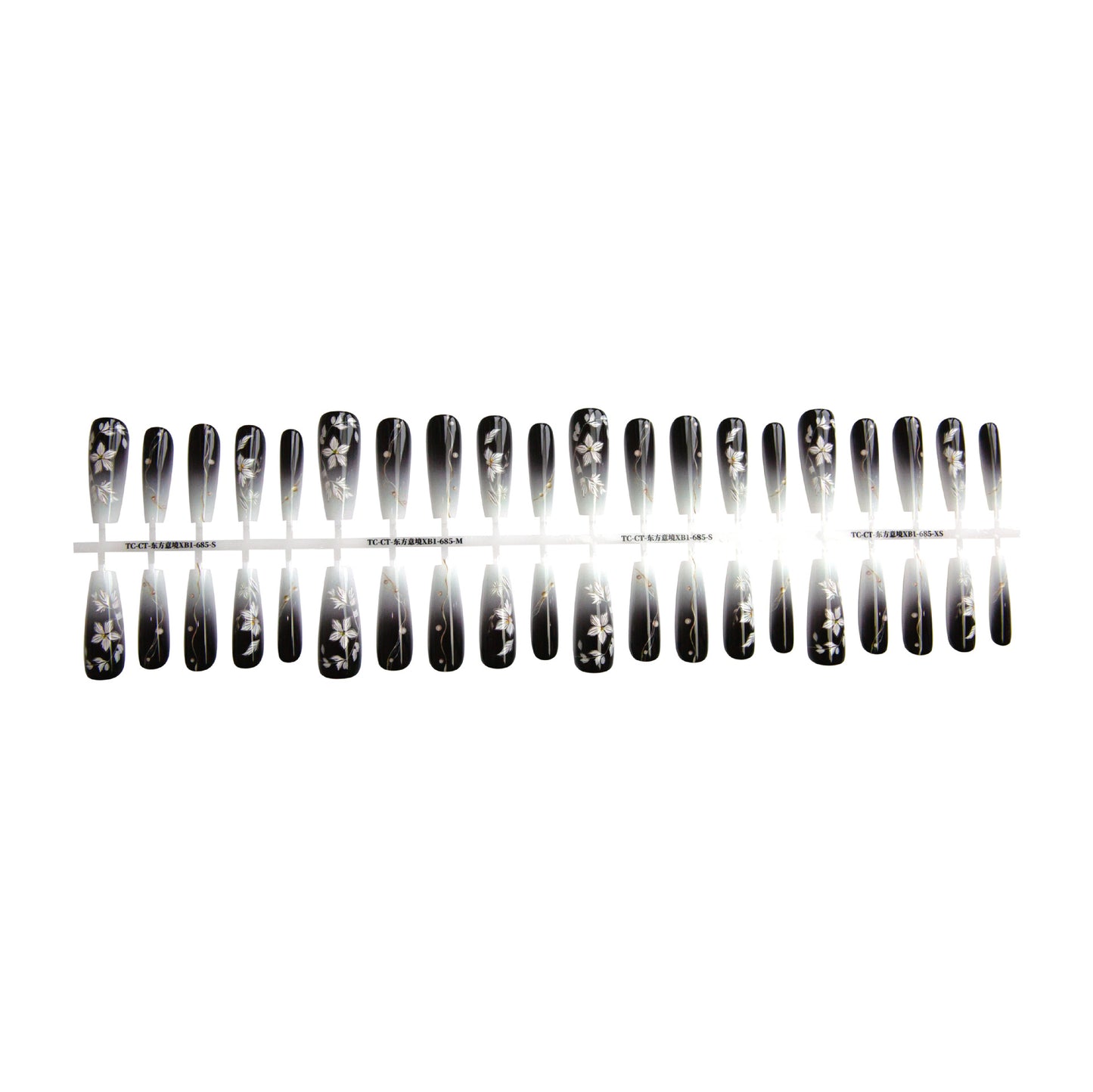 New Chinese Ancient Style Flower New Year Dark Prefabricated Nail Tip Wear Armor