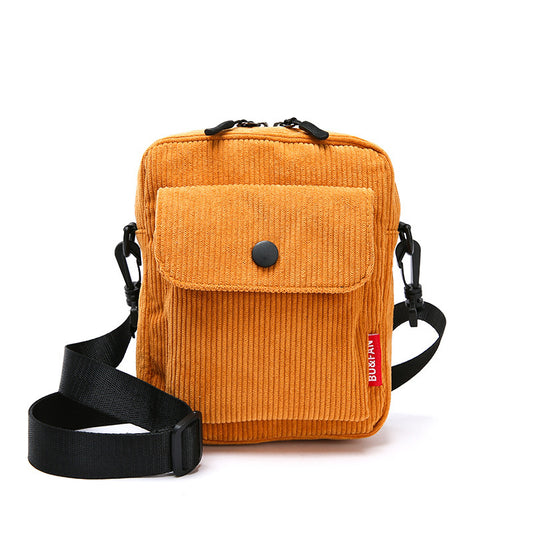 Mobile Phone Bag Corduroy Trend Messenger Small Backpack