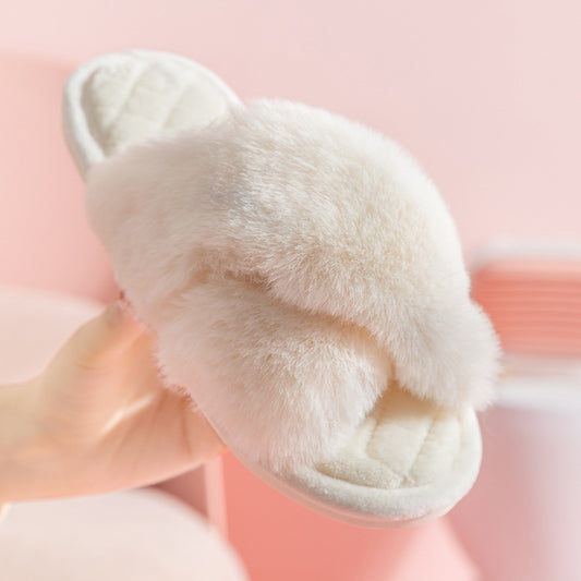 Women's Fashion Casual Home Indoor Plush Slippers