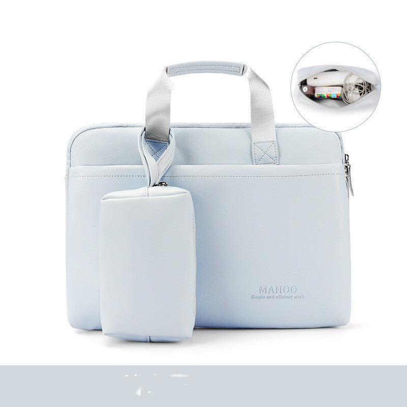 Portable Leather Computer Bag Is Breathable And Waterproof