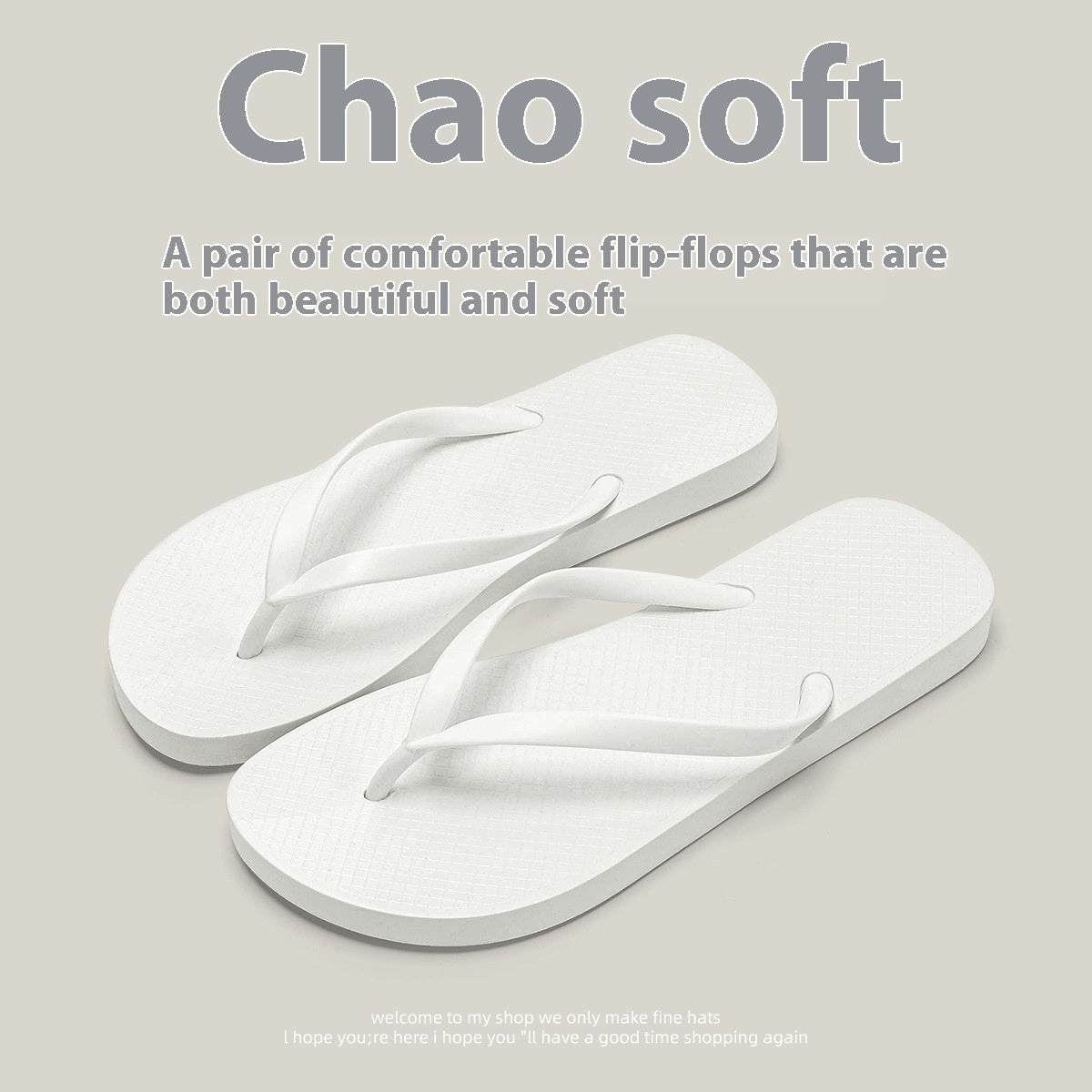 Seaside Beach Non-slip Breathable Foldable And Portable Flat Slippers