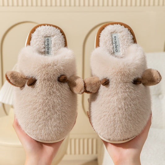 New Autumn And Winter Interior Home No-skid Floor Warm Shoes