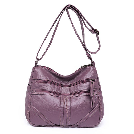 Women's Fashion Soft Leather Large Capacity Shoulder Bag