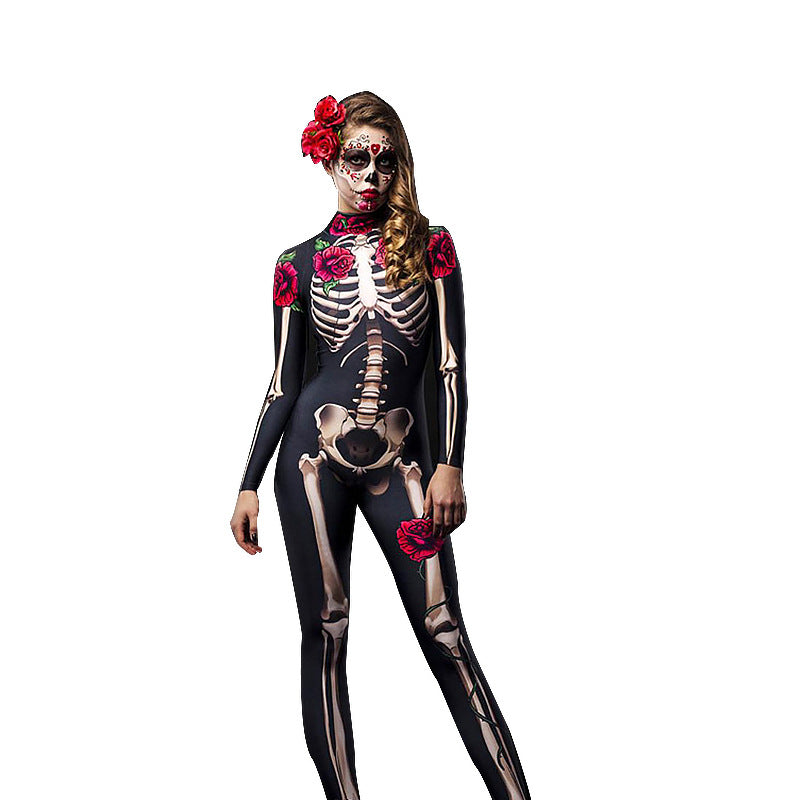 Scary Skeleton Skeleton Bodysuit
