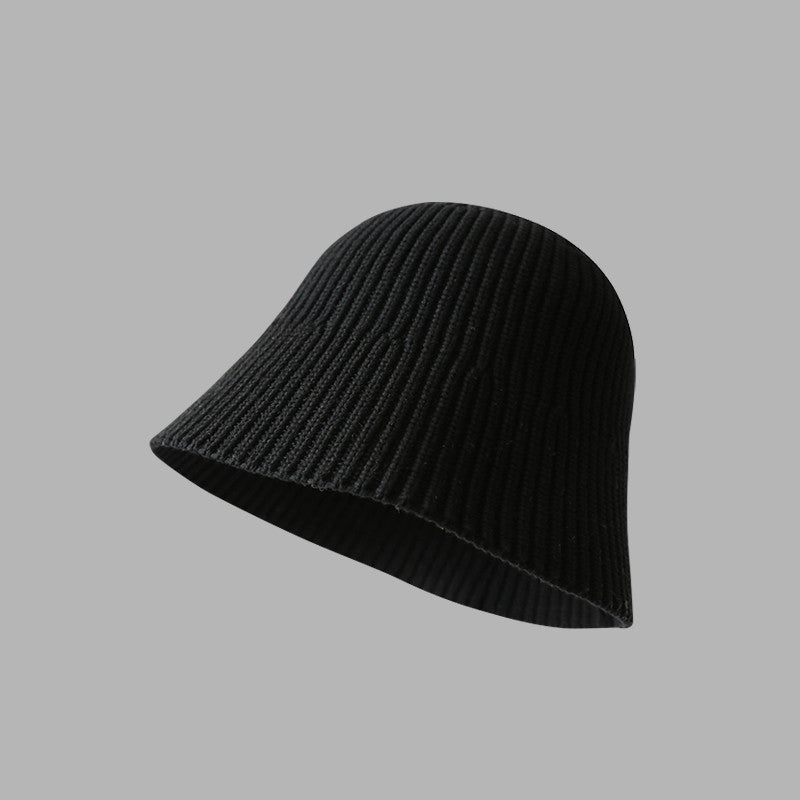 Girls' Solid Color Woven Bucket Hat