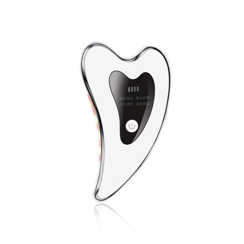Elektrisk USB Genopladelig Ansigts-Skrabe- og Krops-Guasha-Massager Rynkefjerner-bræt Skrabeværktøj Kropsmassage