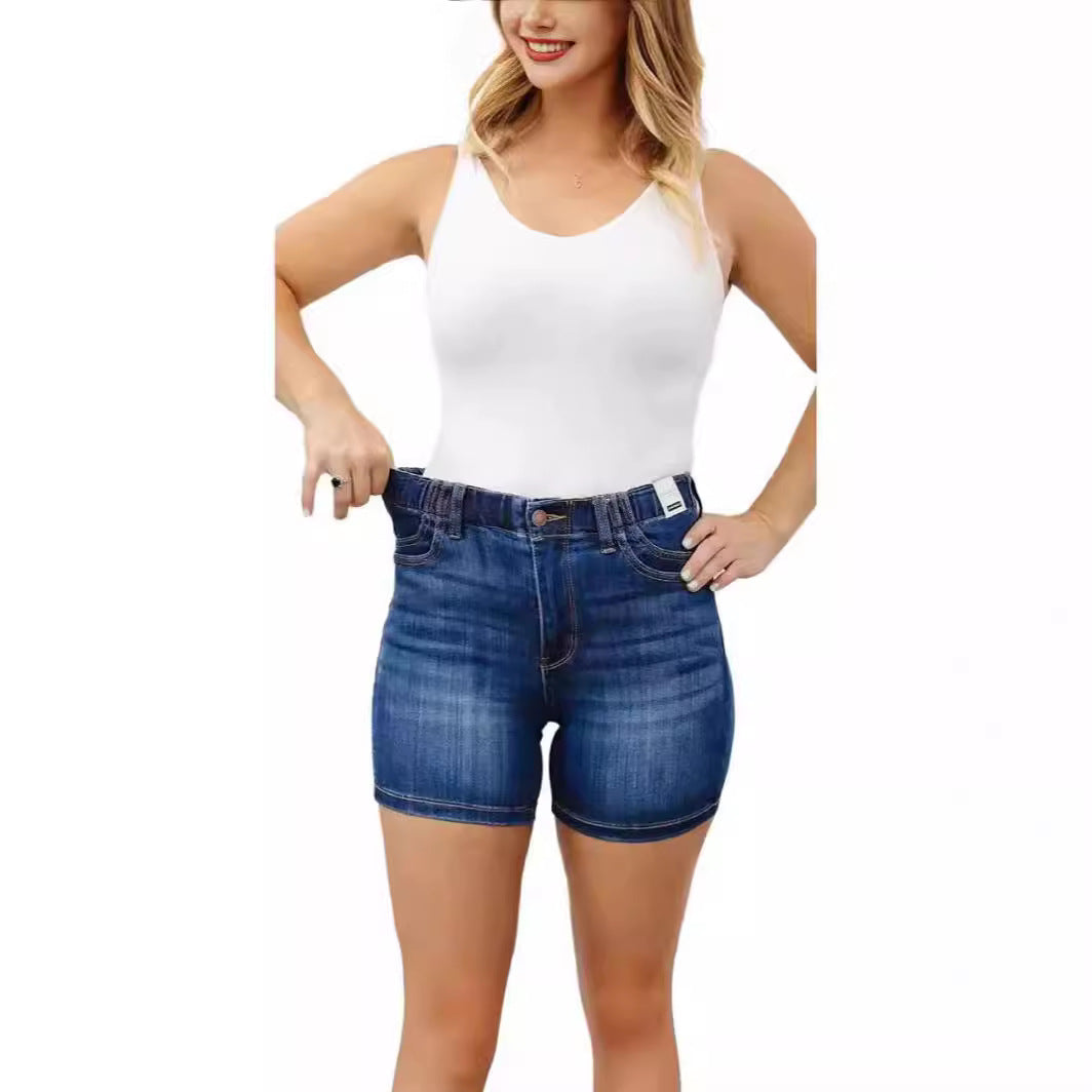 Jeans Temperament Denim Shorts Short-length Pants