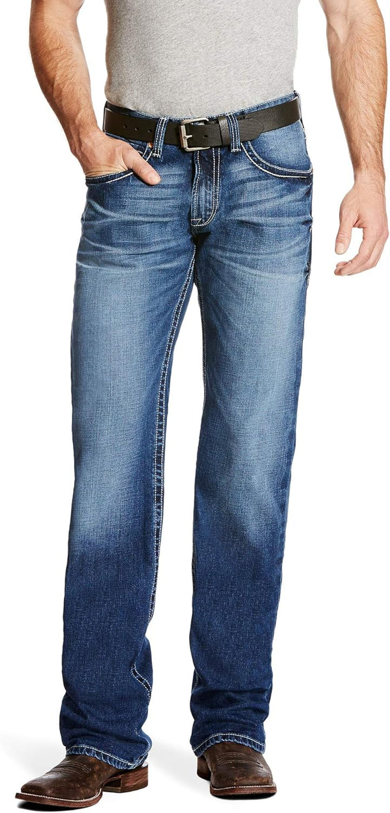 Men'S M4 Low Rise Boot Cut Jeans