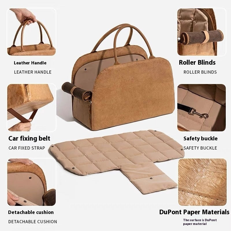 Dog Diaper Bag Portable And Lightweight Pet Car Kennel