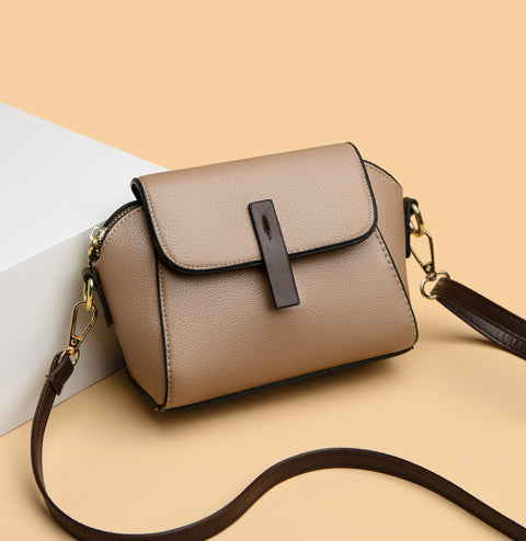 Women's Fashionable And Versatile Head Layer Cowhide Shoulder Crossbody Bag