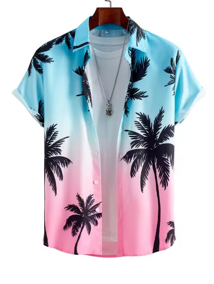 Printing Men's Short-sleeved Shirt