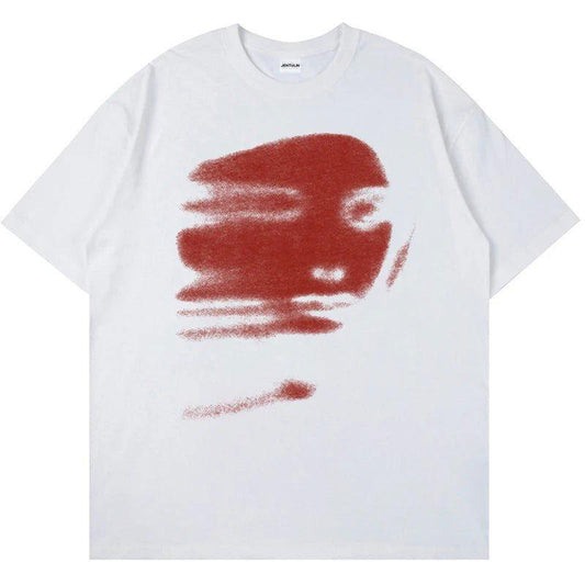 Summer Loose Short Sleeves T-shirt Men's And Women's Round Neck