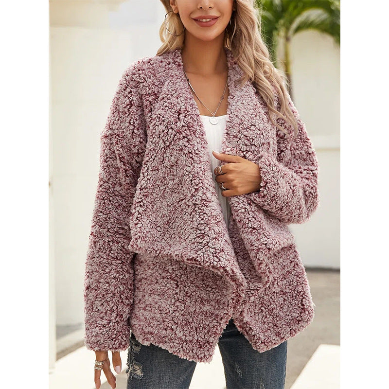 Double-sided Lamb Wool Coat Loose And Thick
