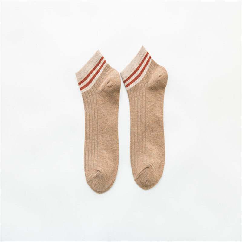Student Socks All-Match Rainbow Breathable Stockings