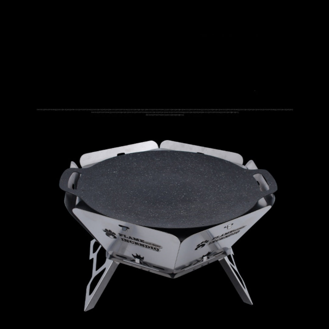 Portable Kebabs Outdoor Camping Charcoal Barbecue Grill