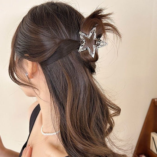 Female Cold Wind Liquid Star Hairpin
