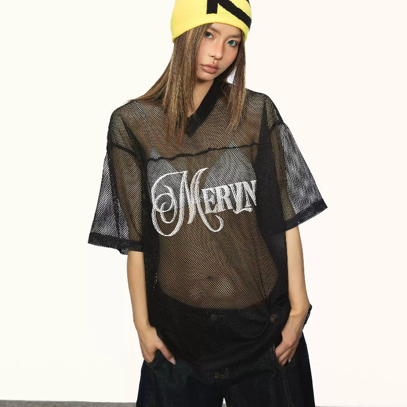 Hollow Design Sense Loose Casual Top