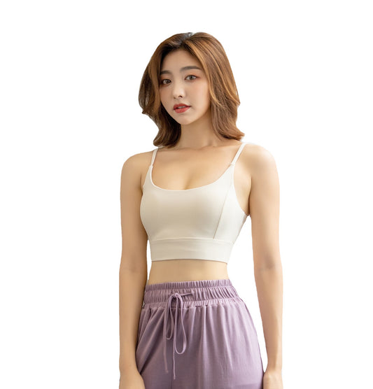 Women's slim belt beautiful back sports underwear
