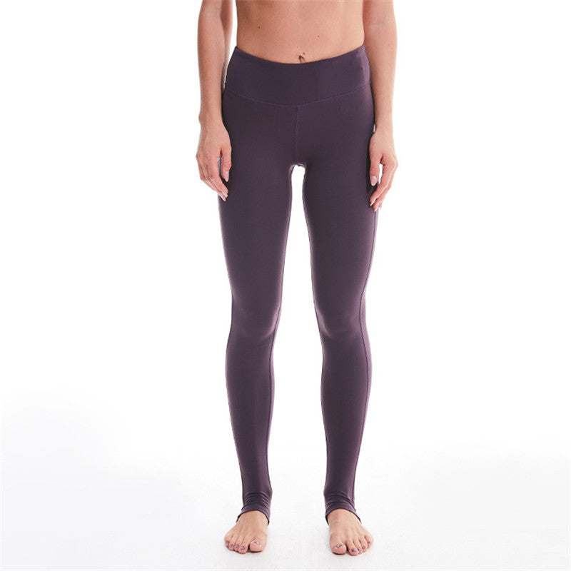 Nylon high-elastic yoga step pants