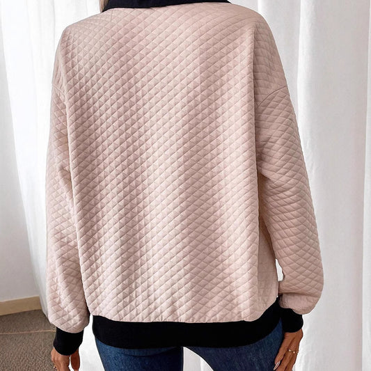 Winter Casual Pullover Top Long Sleeve