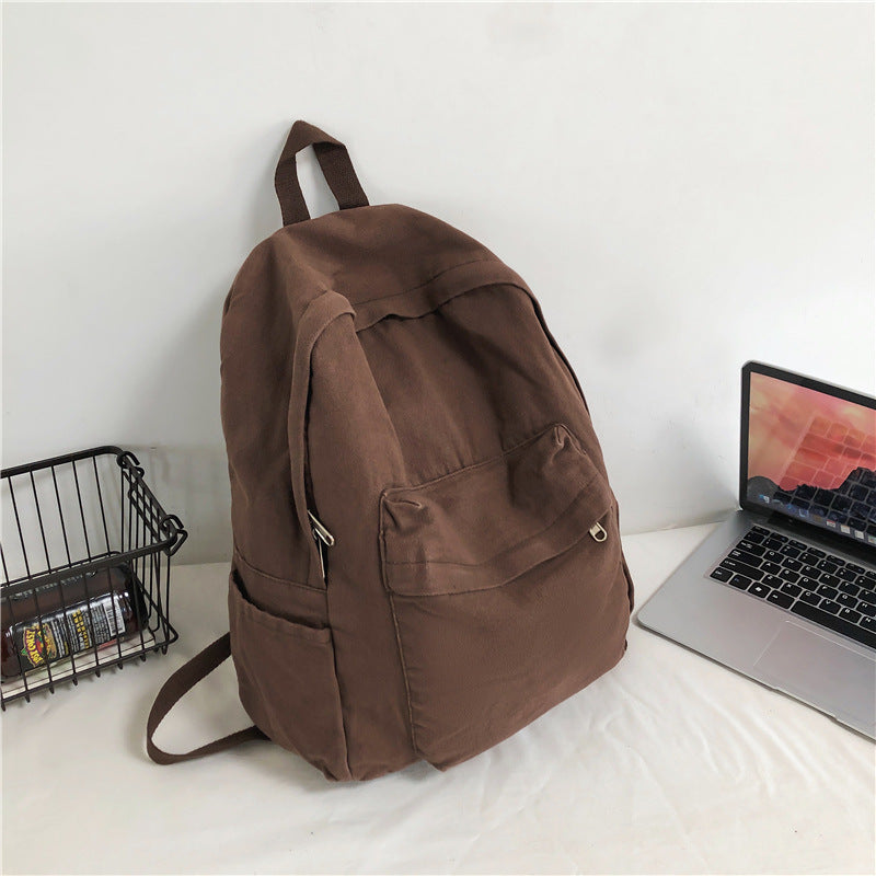 Leisure Backpack Women's Washable Canvas