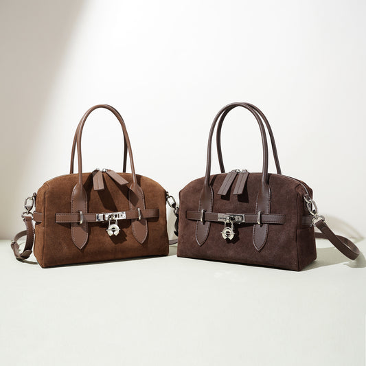 New Frosted Color-blocking Luxury Shoulder Bag