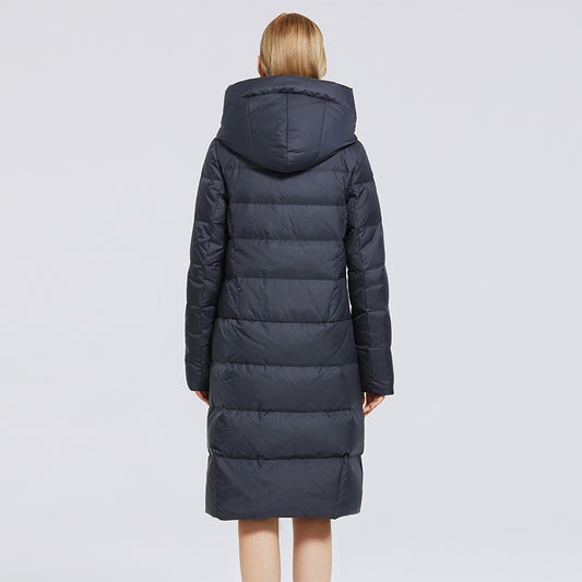 Windproof Zipped Stand Collar Cotton-padded Jacket