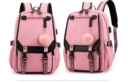 Sublimation Printed Oxford Fabric Trendy Men's Backpack