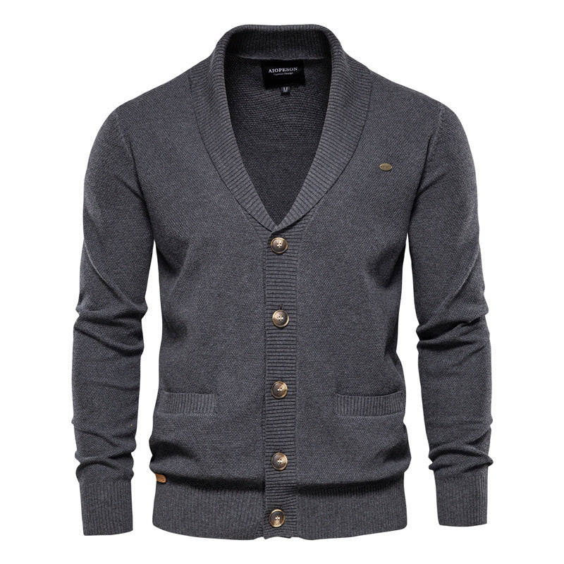 New European Code Men's Sweater Men's Sweater Coat